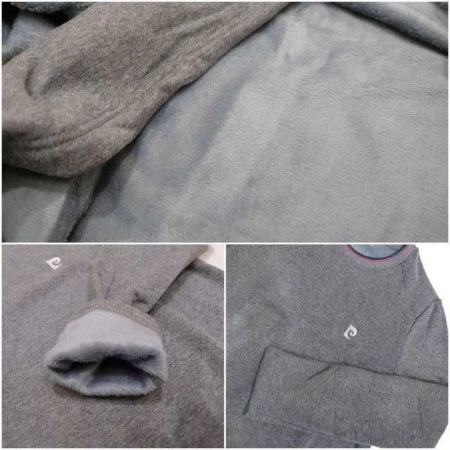 【pierre cardin 皮爾卡登】2件組速暖厚絨刷毛保暖系列-廠出(居家服/保暖長袖/長褲)