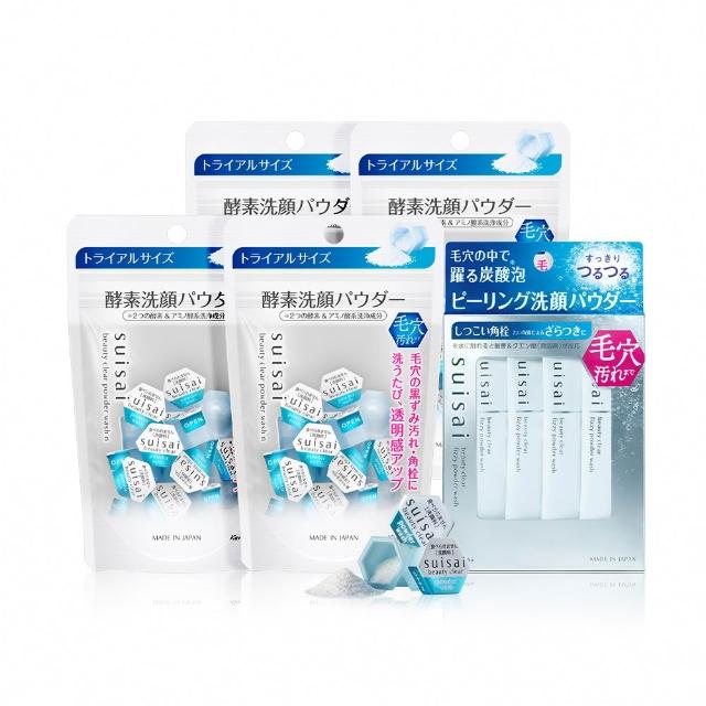【Kanebo 佳麗寶】suisai 淨透酵素粉+泡泡洗顏粉囤貨組(多款任選)