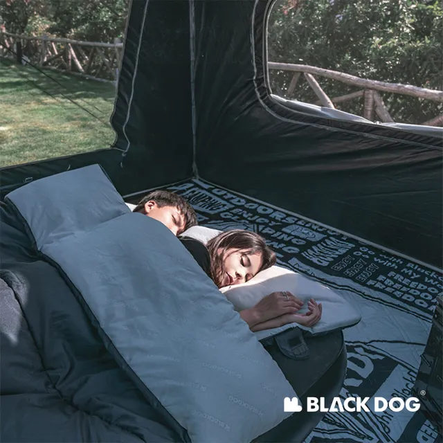 【Blackdog】超值2入組 F230思眠可機洗拼接信封睡袋 WS048(台灣公司貨)