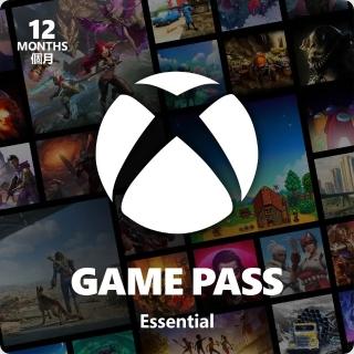 【Microsoft 微軟】XBOX Game Pass Essential 12個月訂閱卡-ESD數位下載版(S5T-00021)