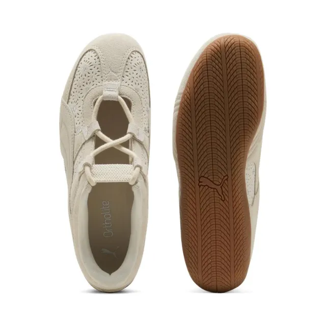 【PUMA】Speedcat Go Bejewelled Wns 休閒運動鞋 女性 40490602 女鞋 休閒鞋 賽車鞋 薄底鞋 米白色