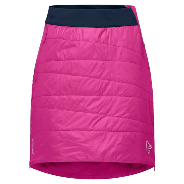 【NORRONA】falketind thermo80 保暖圍裙 女款 紫紅色