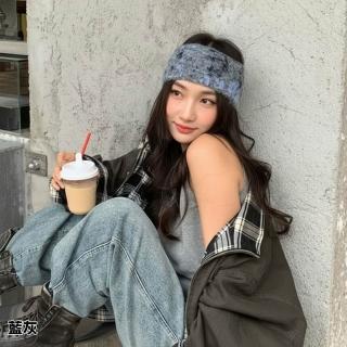 【HaNA 梨花】軟糯的冬日夢境 韓系小姐姐的氛圍顆粒毛絨針織髮帶