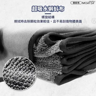 【MorTer】蝌蚪布 洗車毛巾 30x30cm-雙面 彩色 (擦車布/吸水布/蝌蚪吸水布/蝌蚪毛巾/加厚毛巾/擦車巾)