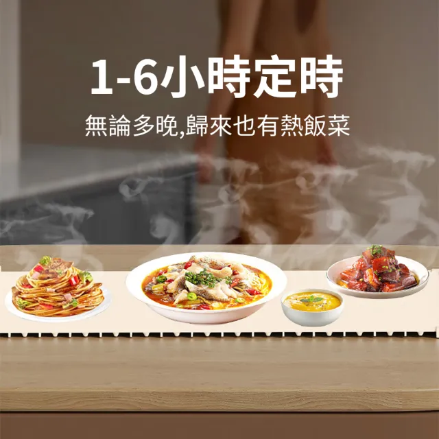 【Teful】智能定時恆溫暖菜板 家用暖菜保溫板 速熱可折疊暖菜墊 加熱飯菜板 熱菜板 保溫墊 加熱盤(67x38cm)