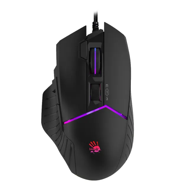 【A4 Bloody 雙飛燕】W95MAX/BLACK光微動威力三槍RGB電競滑鼠(已激活)