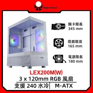 【Superchannel 視博通】LEX200M(W) M-ATX電腦機殼
