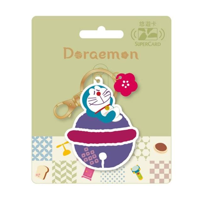 【悠遊卡】代銷 哆啦A夢日式和風Supercard造型悠遊卡-鈴鐺