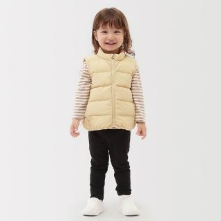 【MUJI 無印良品】幼兒可水洗鋪棉撥水加工背心(淺粉/淺黃/藍色)