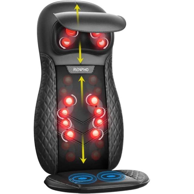 【Renpho】指壓頸背按摩靠墊 RF-BM066