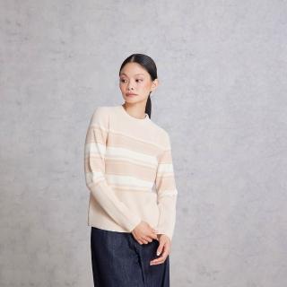 【giordano ladies】25FW 撞色條紋上衣(02355626)