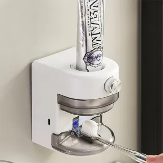 【西格傢飾】可調節全自動感應擠牙膏機(電動 擠牙膏器 交換禮物)