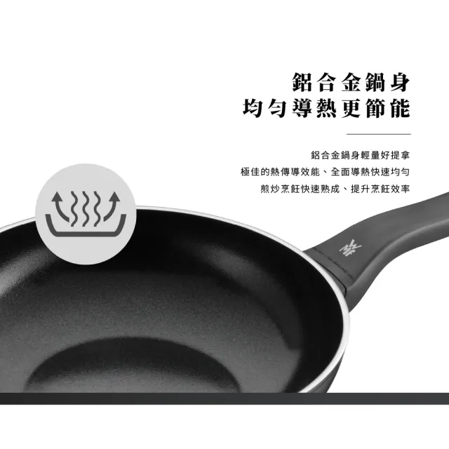 【WMF官方直營】WMF Ceradur Plus 陶瓷不沾炒鍋(28cm)