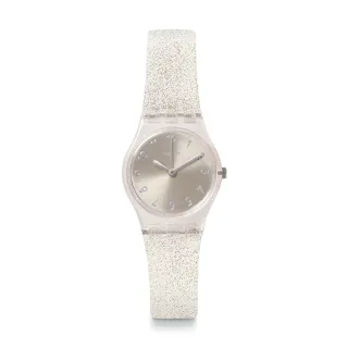 【SWATCH】SILVER GLISTAR TOO 經典手錶/女錶/瑞士製造 LK343E(25mm)