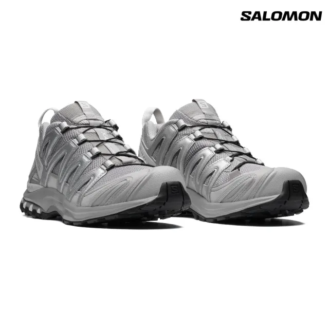 【salomon】XA PRO 3D 健野鞋 健走鞋 野跑鞋 合金灰/銀/月亮灰