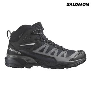 【salomon】X ULTRA 360 MID GORE-TEX 男款 中筒登山鞋 黑/磁灰/藍灰