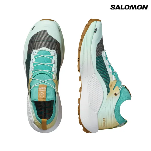 【salomon】S/LAB GENESIS LIMITED COURTNEY EDITION 2 野跑鞋 瀑布綠/白/峽谷棕