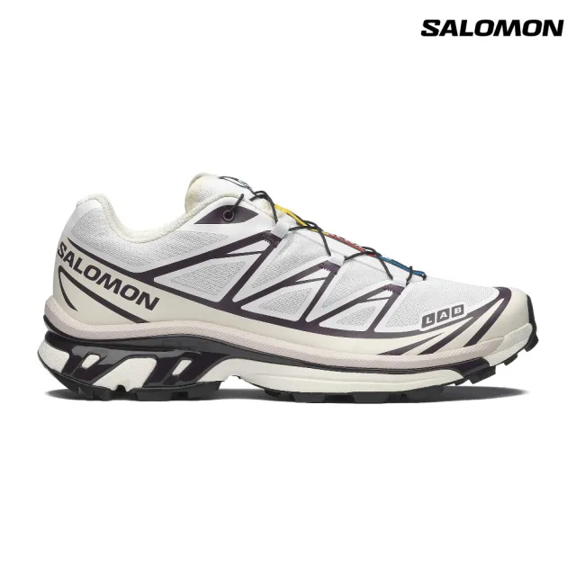 【salomon】XT-6 運動鞋 白/香草冰/梅子色