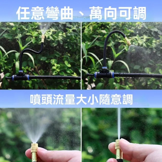 【銘利萊】自動澆花器 定時灑水器 自動灌溉澆水 微灌溉噴灌器 澆水器套組 噴淋系統 噴水器