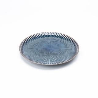 【NITORI 宜得利家居】圓盤 窯變千段 23.5CM NV