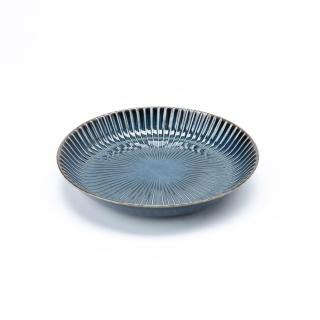 【NITORI 宜得利家居】深皿 窯變千段 22.5CM NV