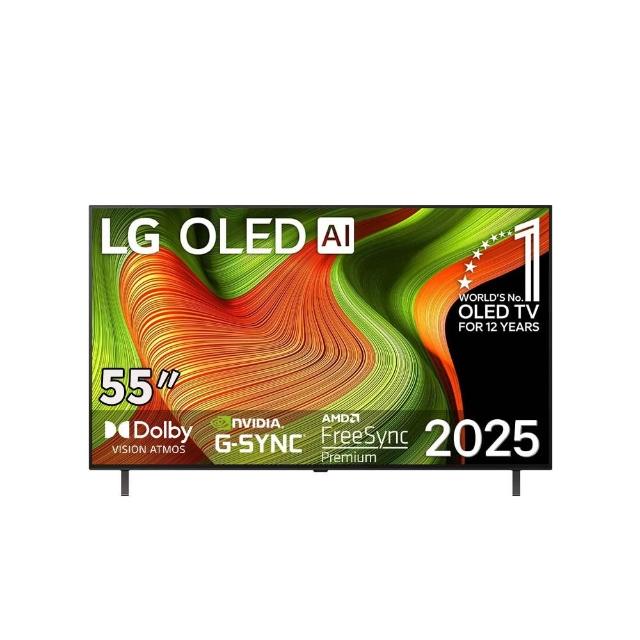 LG樂金 OLED55B5PTA 55吋 4K OLED 電視,採用先進 OLED 背光系統,提供 3840 x 2160 超高解析度畫質與 120Hz 倍頻流暢影像。支援杜比數位音效、4組 HDMI 端子及 2組 USB 插槽,適閤家庭娛樂。尺寸 1228 x 772 x 235 mm,重 14.5 kg,保固 2 年,含桌上型基本安裝及舊機回收服務。產地印尼,電源 110V,完美結合科技與舒適觀賞體驗。 LG樂金 OLED55B5PTA