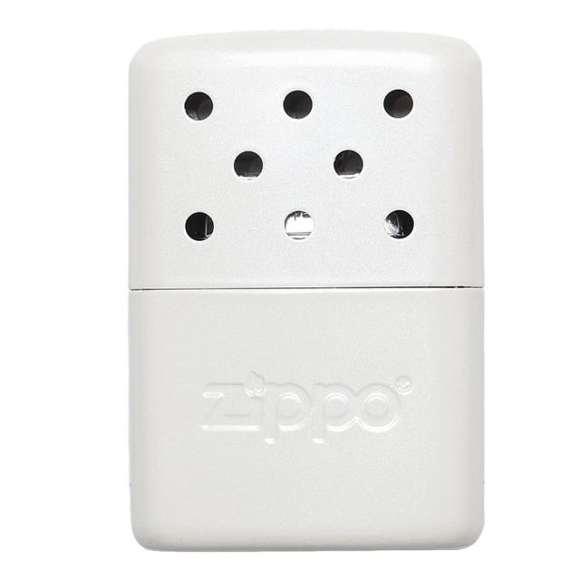 【Zippo】暖手爐懷爐-小型珍珠白-6小時＋355MLZippo專用油(暖手爐 懷爐)