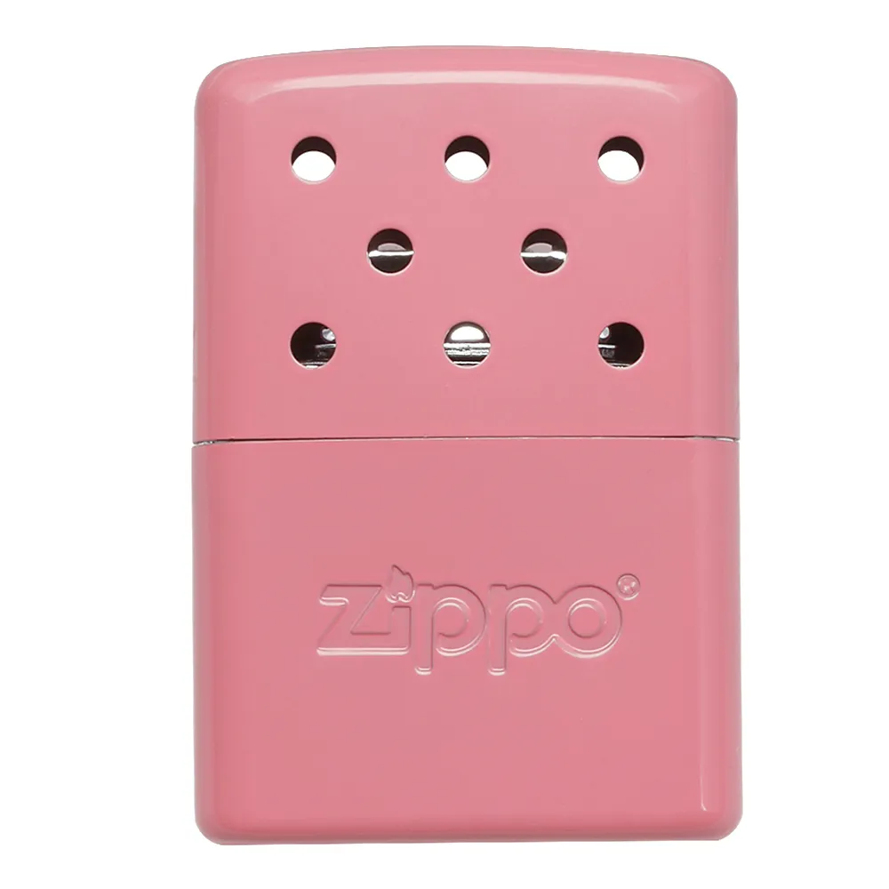 【Zippo】暖手爐 懷爐-小型粉紅色-6小時＋355MLZippo專用油(暖手爐 懷爐)