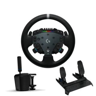 【Logitech G】RS50 賽車方向盤+踏板+排檔桿(電競/PlayStation/PC)