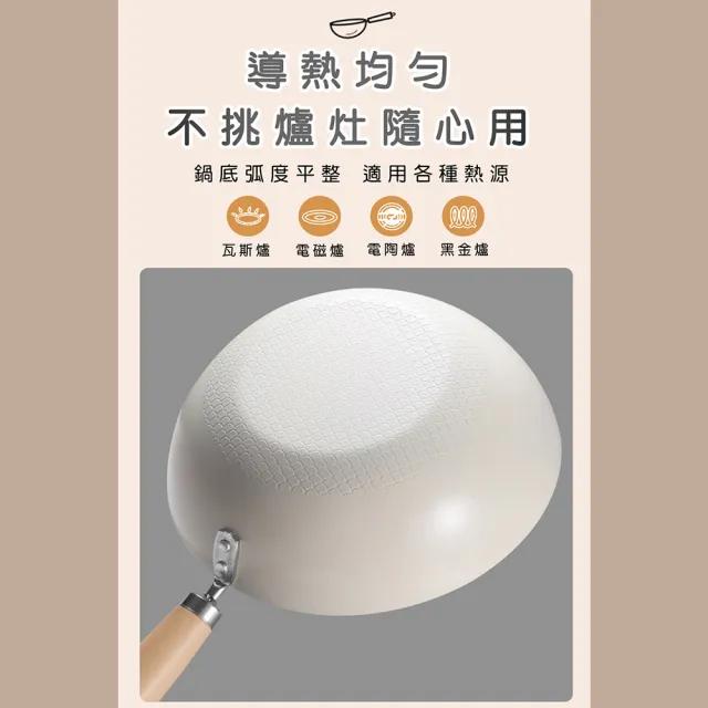 無塗層不沾鈦晶陶瓷雪平鍋/單柄湯鍋/附鍋蓋 買一送一(24cm買1送1)