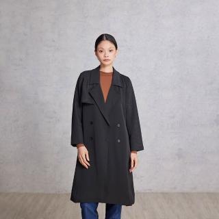 【giordano ladies】25FW 閃亮材質綁帶風衣(02375531)