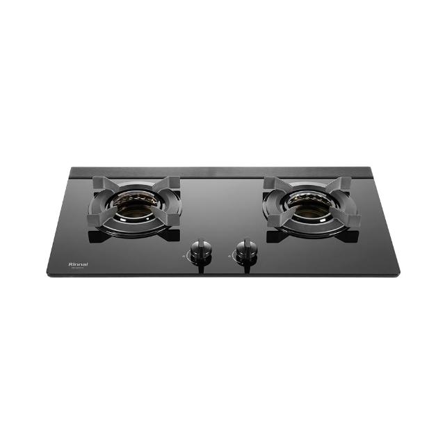Rinnai 林內牌 RB-N2611G 雙口內焰瓦斯爐,採用耐熱強化玻璃爐臺與高品質爐頭,電子連續點火設計安全便捷。機體尺寸 755×145×415 mm,瓦斯消耗量 7~8kW,具第一級能源效率,中國製造,享 1 年保固與標準安裝服務。BSMI 許可字號 R41095,適閤家庭廚房使用,高效節能的理想選擇。 Rinnai林內牌 RB-N2611G