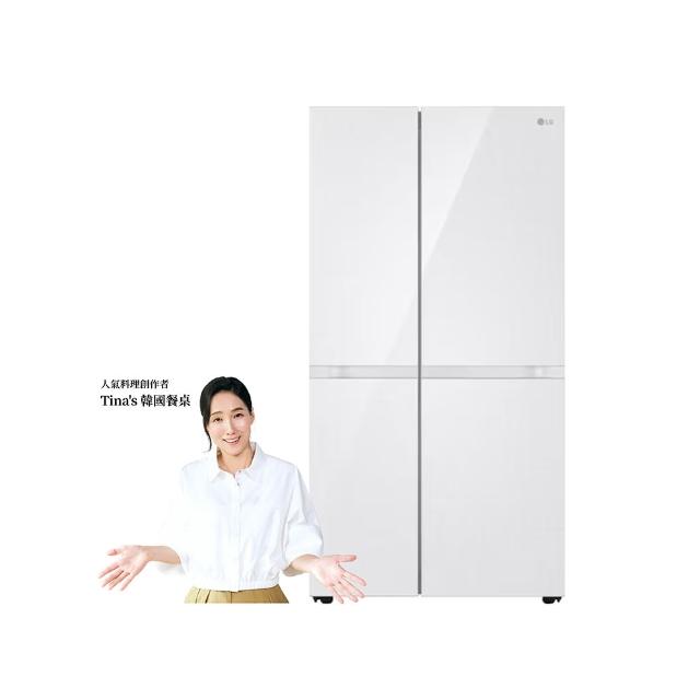 【LG 樂金】653公升智慧變頻雙門對開冰箱 亞麻白(GL-BL62WM)