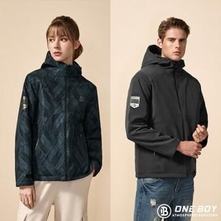 【ONE BOY】升溫科技防水機能禦寒刷毛雙面穿衝鋒衣(N232386)