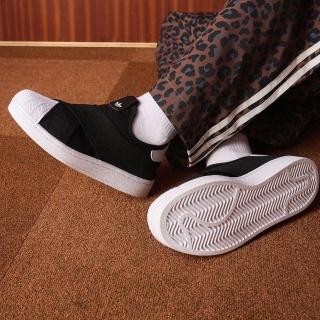 【adidas 愛迪達】運動 休閒 女鞋 SUPERSTAR II SLIP-ON (KH8210)