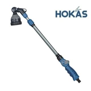 【HOKAS】HOKAS 輕巧園藝伸縮六段式長柄水槍