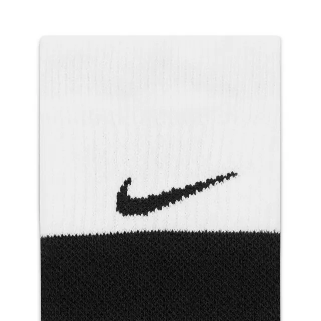 【NIKE 耐吉】襪子 童襪 中筒襪 運動襪 籃球襪 3雙組 Y NK ELITE CREW 3PR 144 白黑 CW6063-100