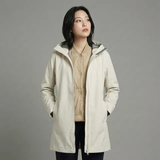 【Natuos】女款 三合一防水絎縫外套 | NS24WJ301