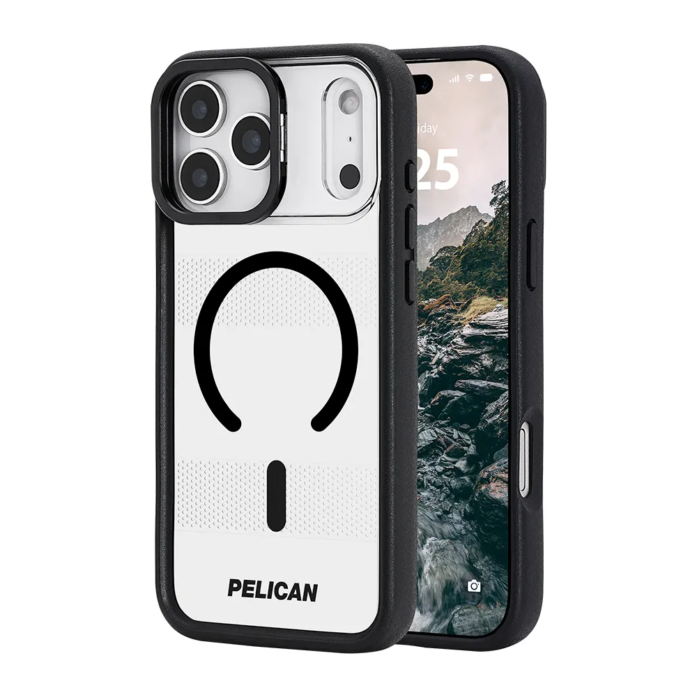 【PELICAN】iPhone 17 Pro Max Protector 保護者 MagSafe 鏡頭支架防摔手機殼 - 透明