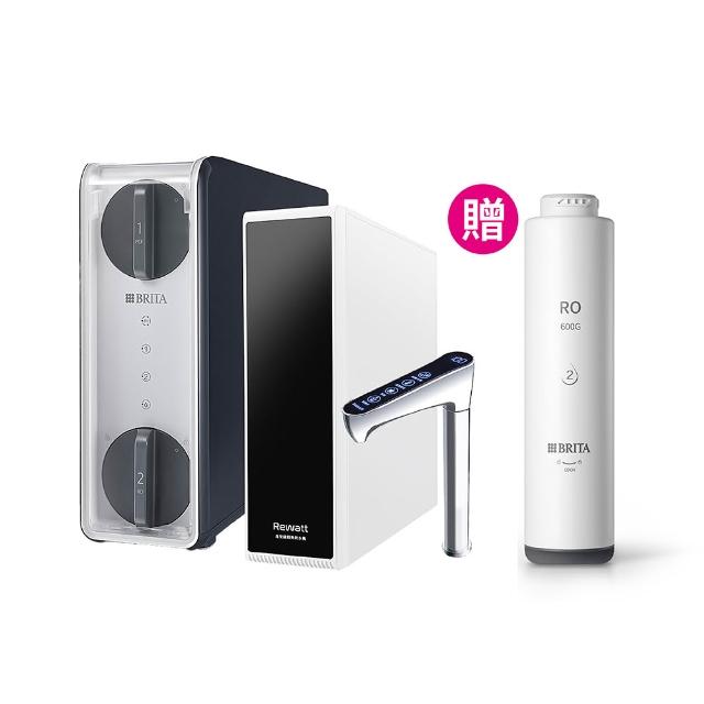【BRITA】mypure GR 600 RO櫥下瞬熱雙溫淨水組(白)+GR RO濾芯600G