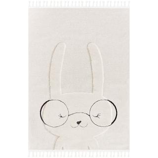 【Libby Home Decor】土耳其地毯-Libby Home Decor｜Bilbao Kids系列-書房裡的兔博士(長方形)