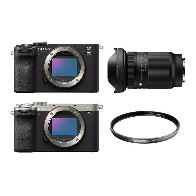 【SONY 索尼】ILCE-7CM2 A7CM2 α7C II 單機身+SIGMA 20-200mm F3.5-6.3 DG+STC 高細節保護鏡 72mm(公司貨)