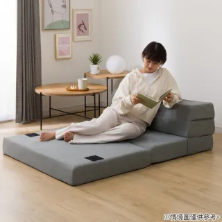 【NITORI 宜得利家居】◆折疊式沙發睡墊 LEVIN4 M2203 雙人(折疊 沙發 睡墊 LEVIN)