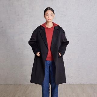 【giordano ladies】25FW oversizer剪裁手工大衣(02375506)