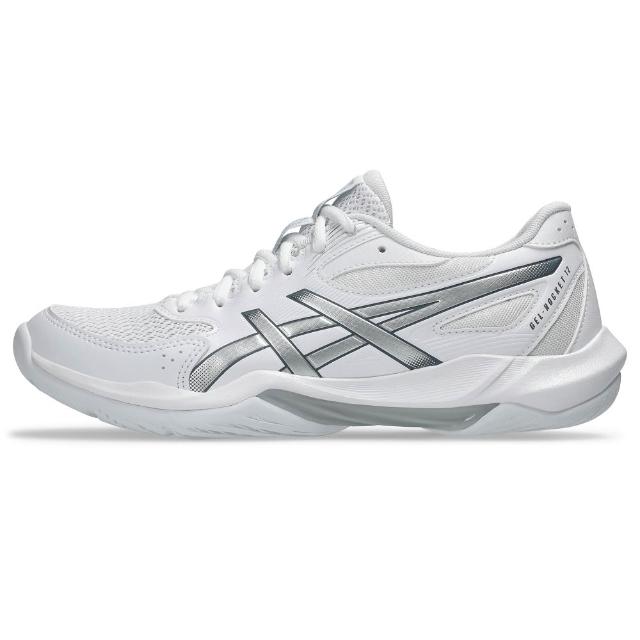 【asics 亞瑟士】GEL-ROCKET 12 女款 排球鞋 匹克球(1072A119-101)