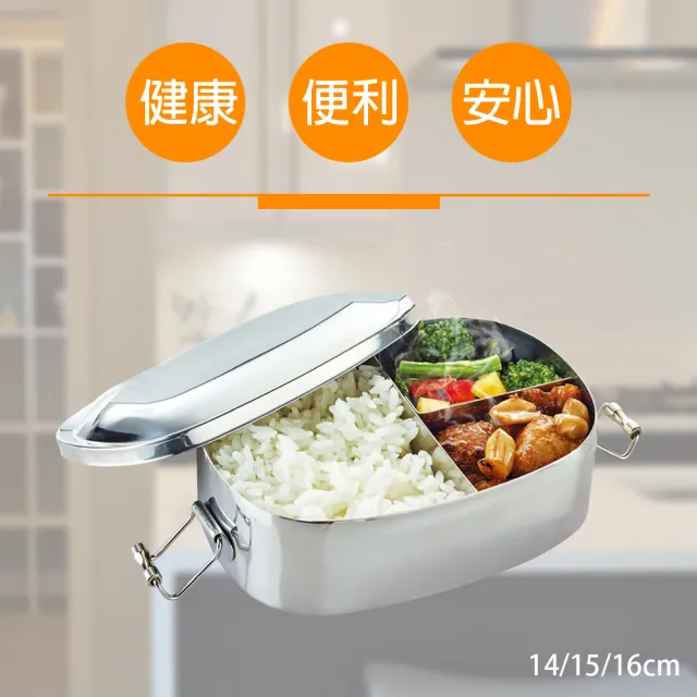 【PERFECT 理想】極緻316方形便當盒-14cm(台灣製造)