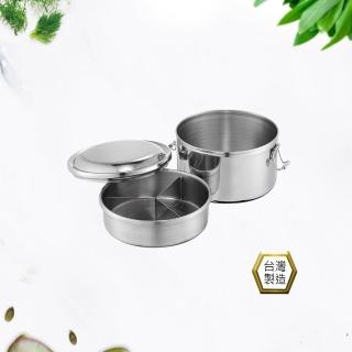【PERFECT 理想】極緻316雙層圓形便當盒-12cm(臺灣製造)
