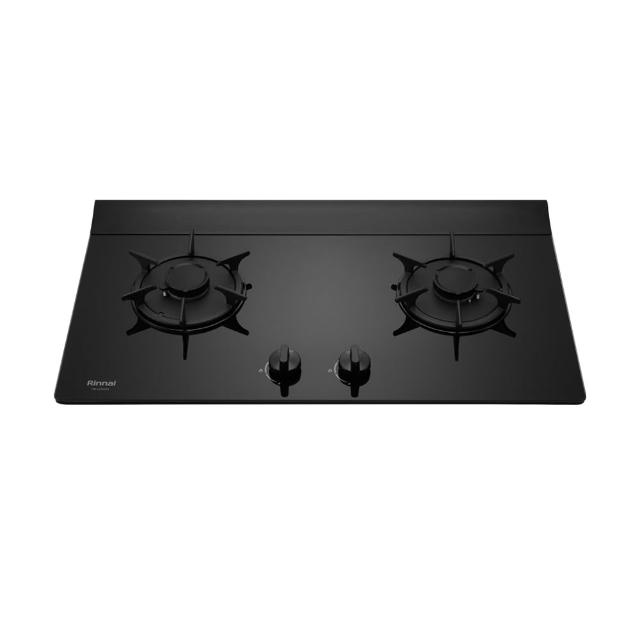 Rinnai 林內 RB-L2610G 雙口瓦斯爐，臺灣製造，採用耐熱強化玻璃爐臺與雙炫火頭設計，提供高效9~10kW瓦斯消耗量。第一級能源效率，電子連續點火系統，尺寸755x145x435mm，使用DC1.5V電源，保固1年，BSMI許可字號R41095。標準安裝，適合現代廚房，提升烹飪效率與安全性。