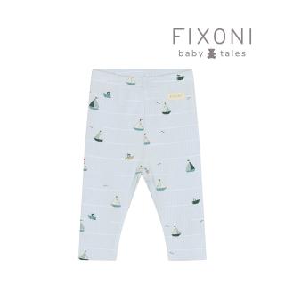 【Brands4Kids】船隻出遊藍色羅紋貼腿長褲 FIXONI系列(4種尺寸可選)