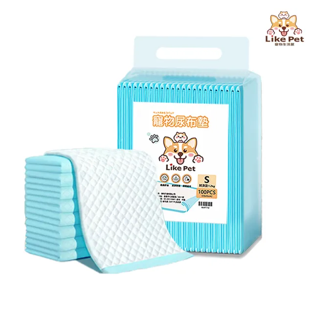 【LIKE PET】『10入組』寵物吸水尿布墊 1.2KG(一次性尿墊 狗尿片 免洗尿墊)